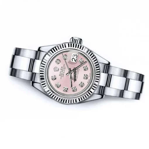Perfect Replica Rolex Lady-datejust 69173 Automatic Movement 31mm Steel Case Womens Watch - Image 2
