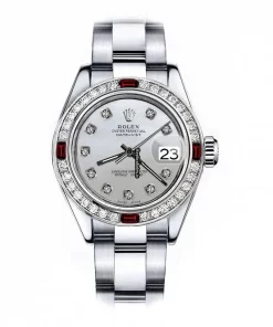 Amazing Replicas Rolex Oyster Perpetual Lady Date 69160 Automatic Movement 26mm Steel Case Womens Watch