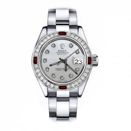 Amazing Replicas Rolex Oyster Perpetual Lady Date 69160 Automatic Movement 26mm Steel Case Womens Watch