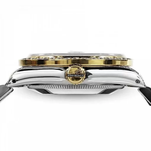 Suitable Copy Rolex Lady-datejust 68274 Automatic Movement 31mm Gold/steel Case Womens Watch - Image 3