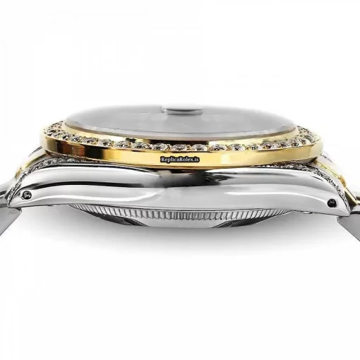 Suitable Copy Rolex Lady-datejust 68274 Automatic Movement 31mm Gold/steel Case Womens Watch - Image 4