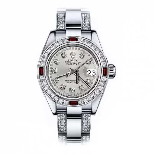 Lovely Fake Rolex Lady-datejust 68274 Automatic Movement 31mm Steel Case Womens Watch