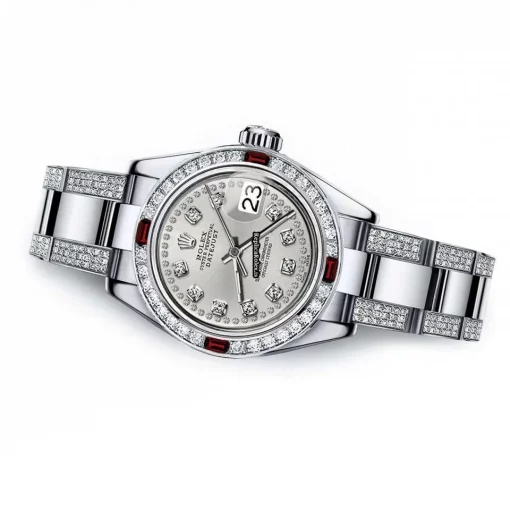 Lovely Fake Rolex Lady-datejust 68274 Automatic Movement 31mm Steel Case Womens Watch - Image 2