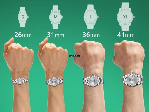 Popular Copies Rolex Oyster Perpetual Lady Date 69160 Automatic Movement 26mm Steel Case Womens Watch - Image 7