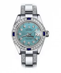 Amazing Copy Rolex Oyster Perpetual Lady Date 69160 Automatic Movement 26mm Steel Case Womens Watch