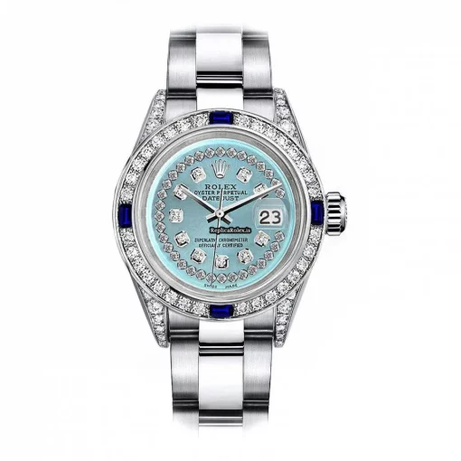 Best Replica Rolex Oyster Perpetual Lady Date 69160 Automatic Movement 26mm Steel Case Womens Watch