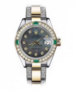 Reliable Replica Rolex Lady-datejust 69173 Automatic Movement 26mm Gold/steel Case Womens Watch