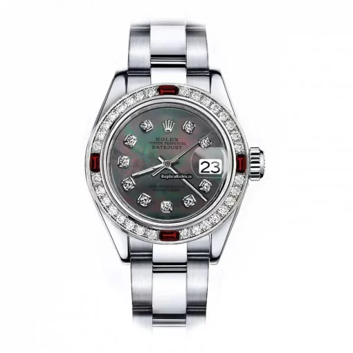 Wonderful Replica Rolex Oyster Perpetual Lady Date 69160 Automatic Movement 26mm Steel Case Womens Watch