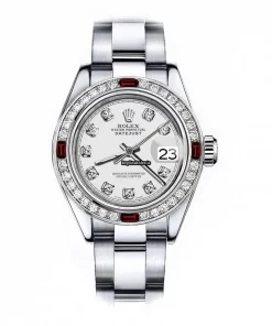 Superior Clone Rolex Oyster Perpetual Lady Date 69160 Automatic Movement 26mm Steel Case Womens Watch