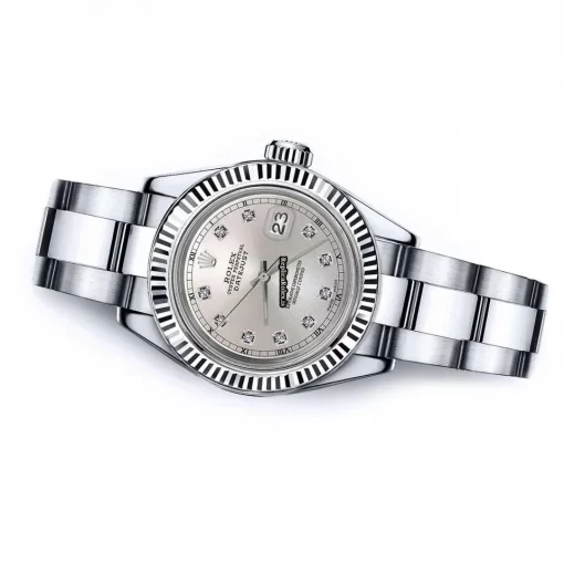 Good Fake Rolex Lady-datejust 69173 Automatic Movement 31mm Steel Case Womens Watch - Image 2