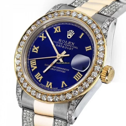 Popular Replica Rolex Lady-datejust 69173 Automatic Movement 26mm Gold/steel Case Womens Watch - Image 2