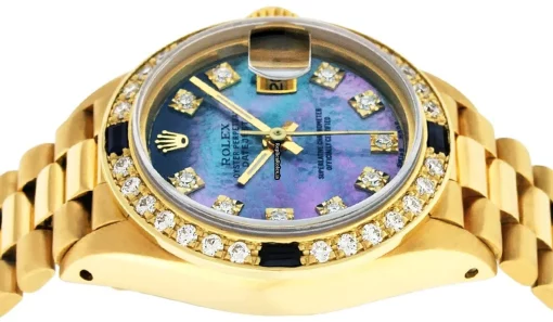 Aaa Knockoff Rolex Datejust Automatic Automatic Movement 26mm Yellow Gold Case Womens Watch - Image 4