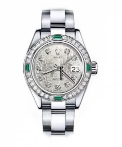 Amazing Replica Rolex Oyster Perpetual Lady Date 69160 Automatic Movement 26mm Steel Case Womens Watch