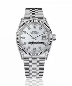 Affordable Replica Rolex Oyster Perpetual Lady Date 69160 Automatic Movement 26mm Steel Case Womens Watch