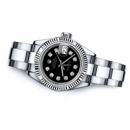 Incredible Clone Rolex Lady-datejust 69173 Automatic Movement 31mm Steel Case Womens Watch - Image 2