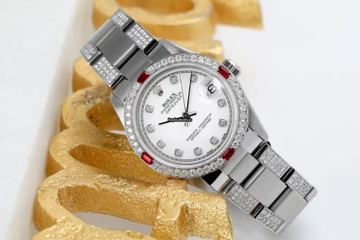 Suitable Fake Rolex Lady-datejust 68274 Automatic Movement 31mm Steel Case Womens Watch - Image 2