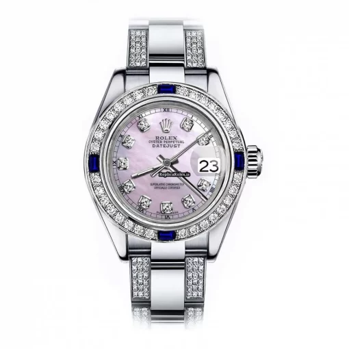 Defect Fakes Rolex Lady-datejust 68274 Automatic Movement 31mm Steel Case Womens Watch