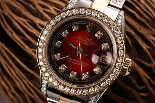 Design Replica Rolex Lady-datejust 69173 Automatic Movement 26mm Gold/steel Case Womens Watch - Image 3