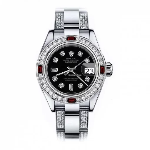 Defect Fake Rolex Lady-datejust 68274 Automatic Movement 31mm Steel Case Womens Watch