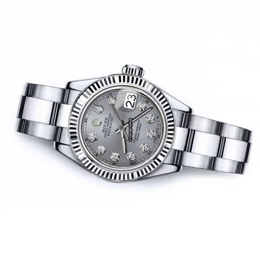 Fabulous Replica Rolex Lady-datejust 69173 Automatic Movement 31mm Steel Case Womens Watch - Image 2