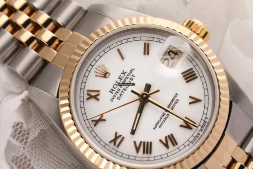 Design Replica Rolex Lady-datejust 68273 Automatic Movement 31mm Gold/steel Case Womens Watch