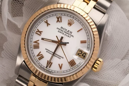 Design Replica Rolex Lady-datejust 68273 Automatic Movement 31mm Gold/steel Case Womens Watch - Image 5