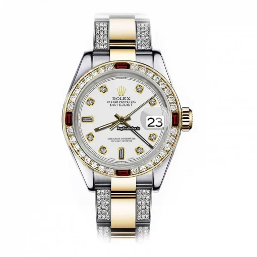 Perfect Copy Rolex Datejust 16013 Automatic Movement 36mm Gold/steel Case Mens/unisex Watch