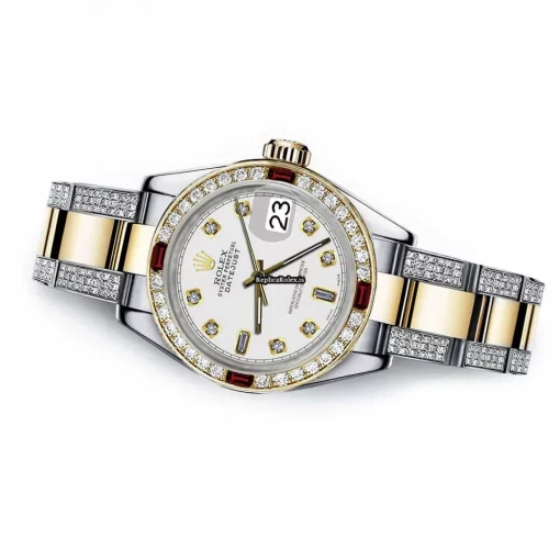 Perfect Copy Rolex Datejust 16013 Automatic Movement 36mm Gold/steel Case Mens/unisex Watch - Image 2
