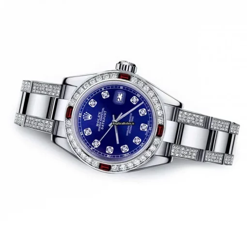 Marvellous Fake Rolex Lady-datejust 68274 Automatic Movement 31mm Steel Case Womens Watch - Image 2