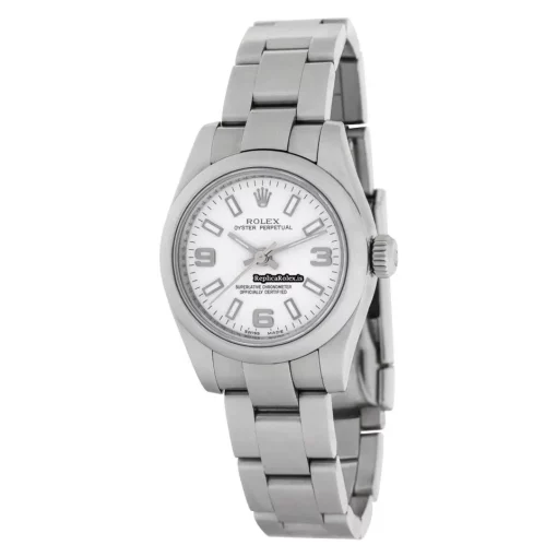 Well Made Replica Rolex Oyster Perpetual 26 176200 Automatic Movement 26mm Steel Case Womens Watch - Image 2