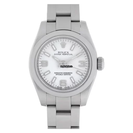 Well Made Replica Rolex Oyster Perpetual 26 176200 Automatic Movement 26mm Steel Case Womens Watch - Image 9