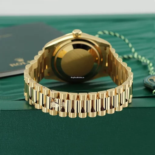Mind-boggling Replica Rolex Day-date 36 128238 Automatic Movement 36mm Yellow Gold Case Watch - Image 5