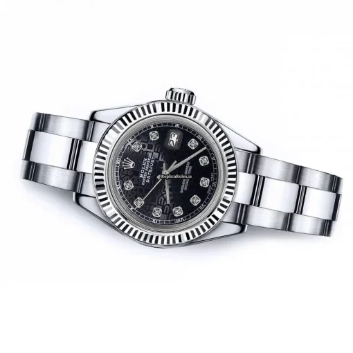 Durable Fake Rolex Lady-datejust 69173 Automatic Movement 31mm Steel Case Womens Watch - Image 2