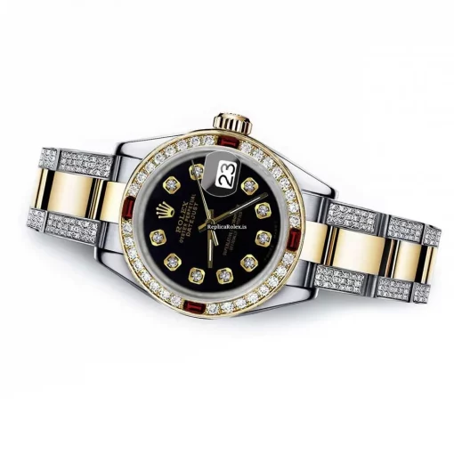 Lovely Replica Rolex Datejust 16013 Automatic Movement 36mm Gold/steel Case Mens/unisex Watch - Image 2