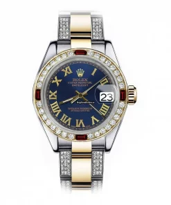 Suitable Replica Rolex Lady-datejust 68273 Automatic Movement 31mm Gold/steel Case Womens Watch