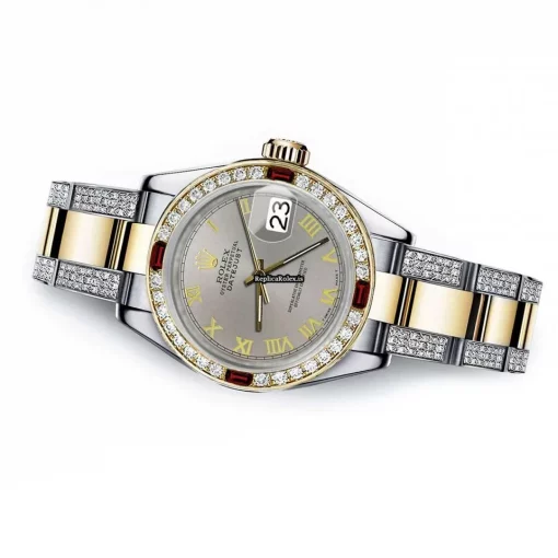 Neat Replica Rolex Datejust 16013 Automatic Movement 36mm Gold/steel Case Mens/unisex Watch - Image 2