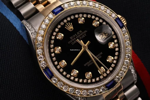 Wholesale Copies Rolex Datejust 16013 Automatic Movement 36mm Gold/steel Case Mens/unisex Watch - Image 4