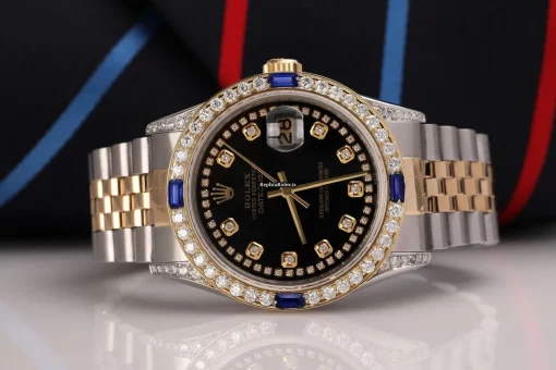 Wholesale Copies Rolex Datejust 16013 Automatic Movement 36mm Gold/steel Case Mens/unisex Watch - Image 7