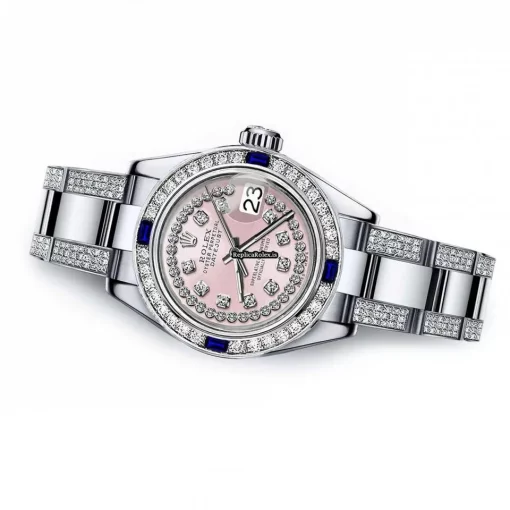 Amazing Knockoff Rolex Lady-datejust 68274 Automatic Movement 31mm Steel Case Womens Watch - Image 2