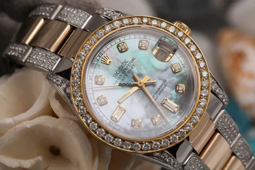 Mind-boggling Copy Rolex Lady-datejust 68273 Automatic Movement 31mm Gold/steel Case Womens Watch - Image 2