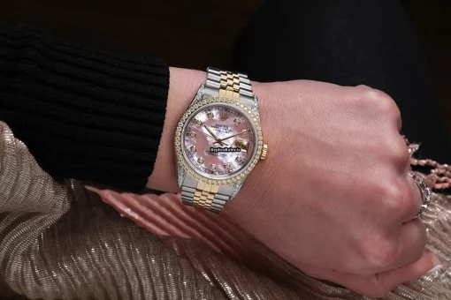 Suitable Replica Rolex Datejust 16013 Automatic Movement 36mm Gold/steel Case Mens/unisex Watch - Image 7