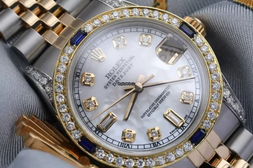 Quality Replica Rolex Lady-datejust 68273 Automatic Movement 31mm Gold/steel Case Womens Watch - Image 2