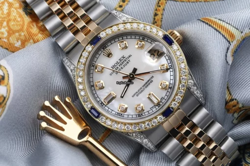 Quality Replica Rolex Lady-datejust 68273 Automatic Movement 31mm Gold/steel Case Womens Watch - Image 4