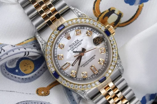 Quality Replica Rolex Lady-datejust 68273 Automatic Movement 31mm Gold/steel Case Womens Watch - Image 5