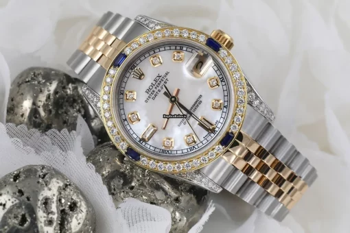 Quality Replica Rolex Lady-datejust 68273 Automatic Movement 31mm Gold/steel Case Womens Watch - Image 6