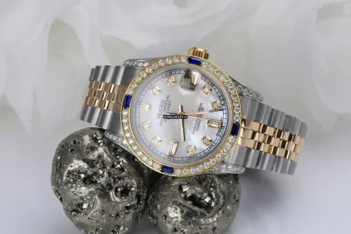 Quality Replica Rolex Lady-datejust 68273 Automatic Movement 31mm Gold/steel Case Womens Watch - Image 7