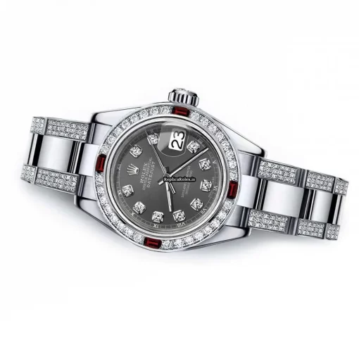 Pleasing Replica Rolex Lady-datejust 68274 Automatic Movement 31mm Steel Case Womens Watch - Image 2