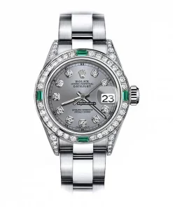 Top Replica Rolex Oyster Perpetual Lady Date 69160 Automatic Movement 26mm Steel Case Womens Watch