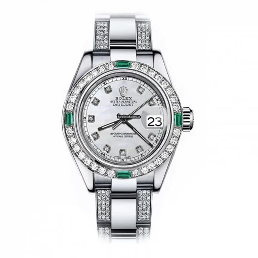 Inexpensive Fake Rolex Lady-datejust 68274 Automatic Movement 31mm Steel Case Womens Watch