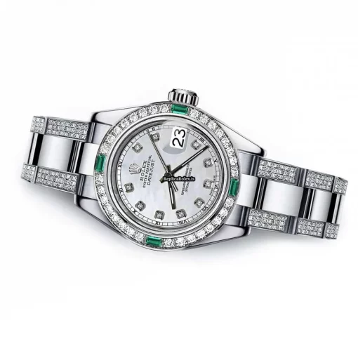 Inexpensive Fake Rolex Lady-datejust 68274 Automatic Movement 31mm Steel Case Womens Watch - Image 2